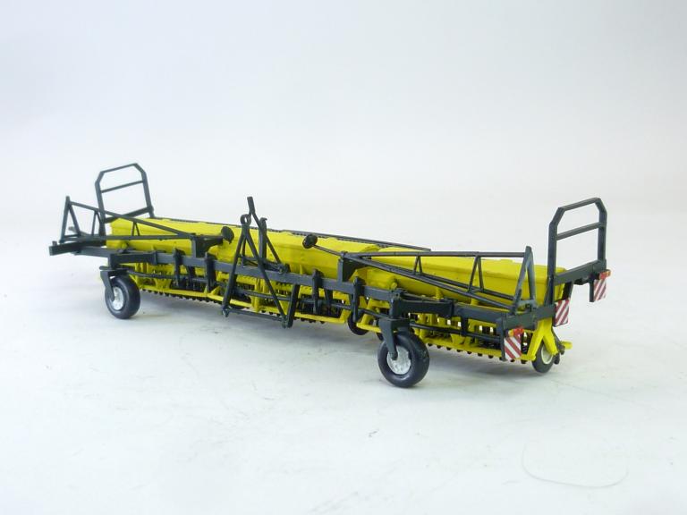 Preview: Koppelwagen T890 B01 3x Drillmaschine A202 Transportstellung gelb